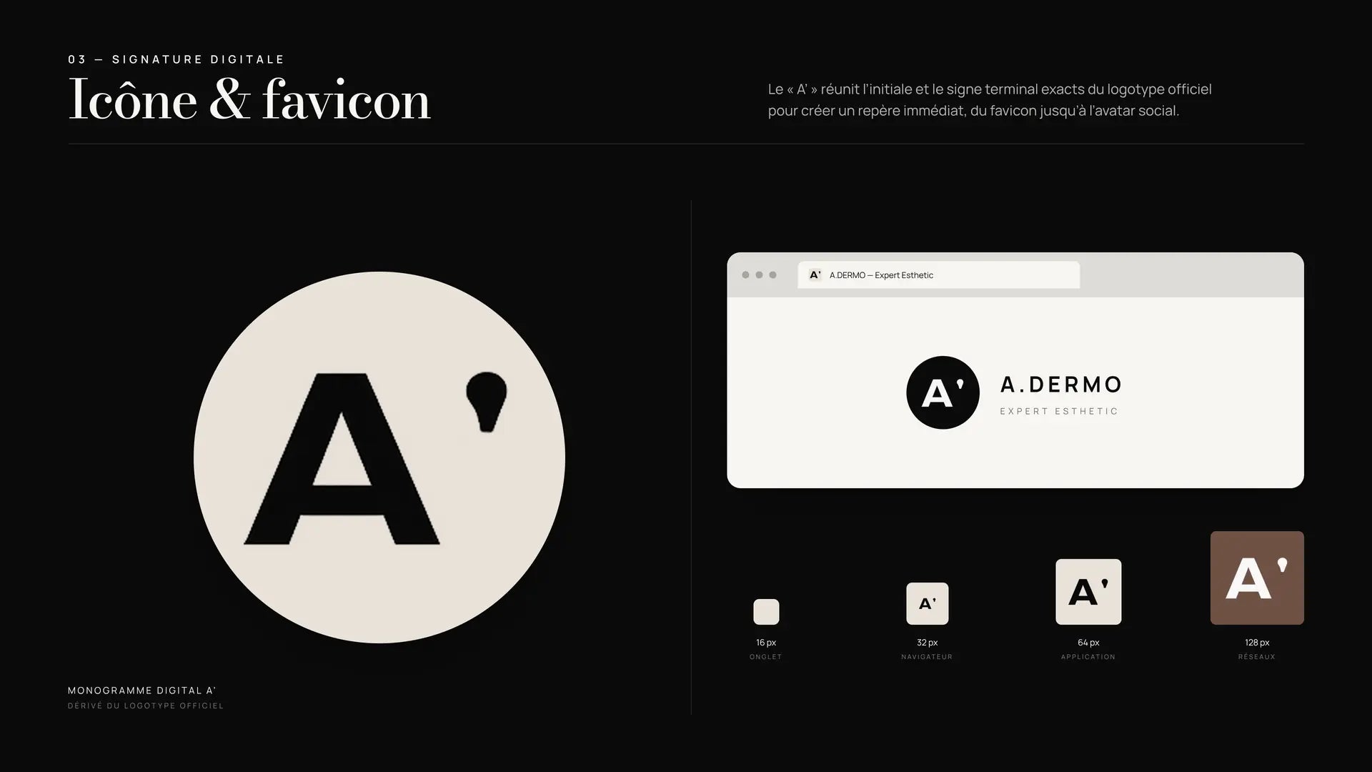 A.DERMO — favicon et iconographie