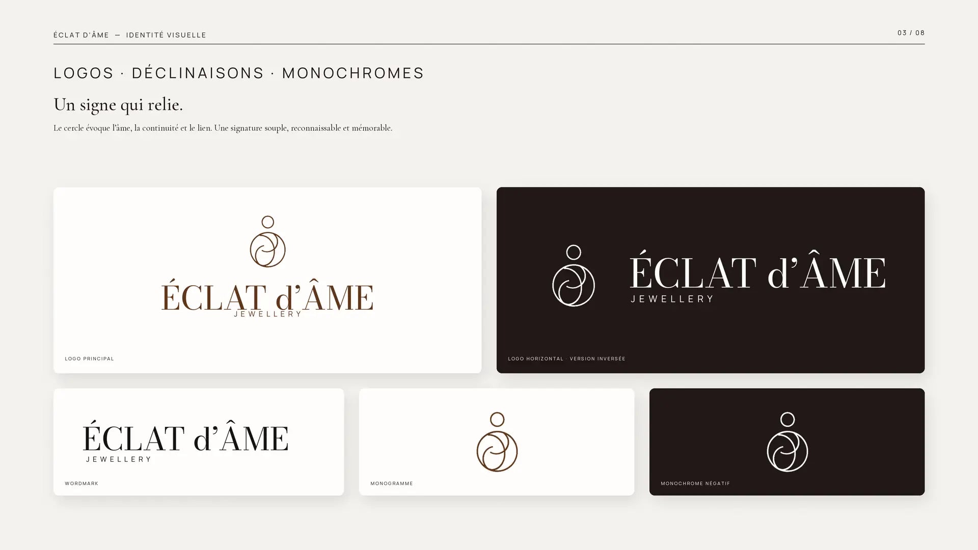 Éclat d’Âme — logo et déclinaisons