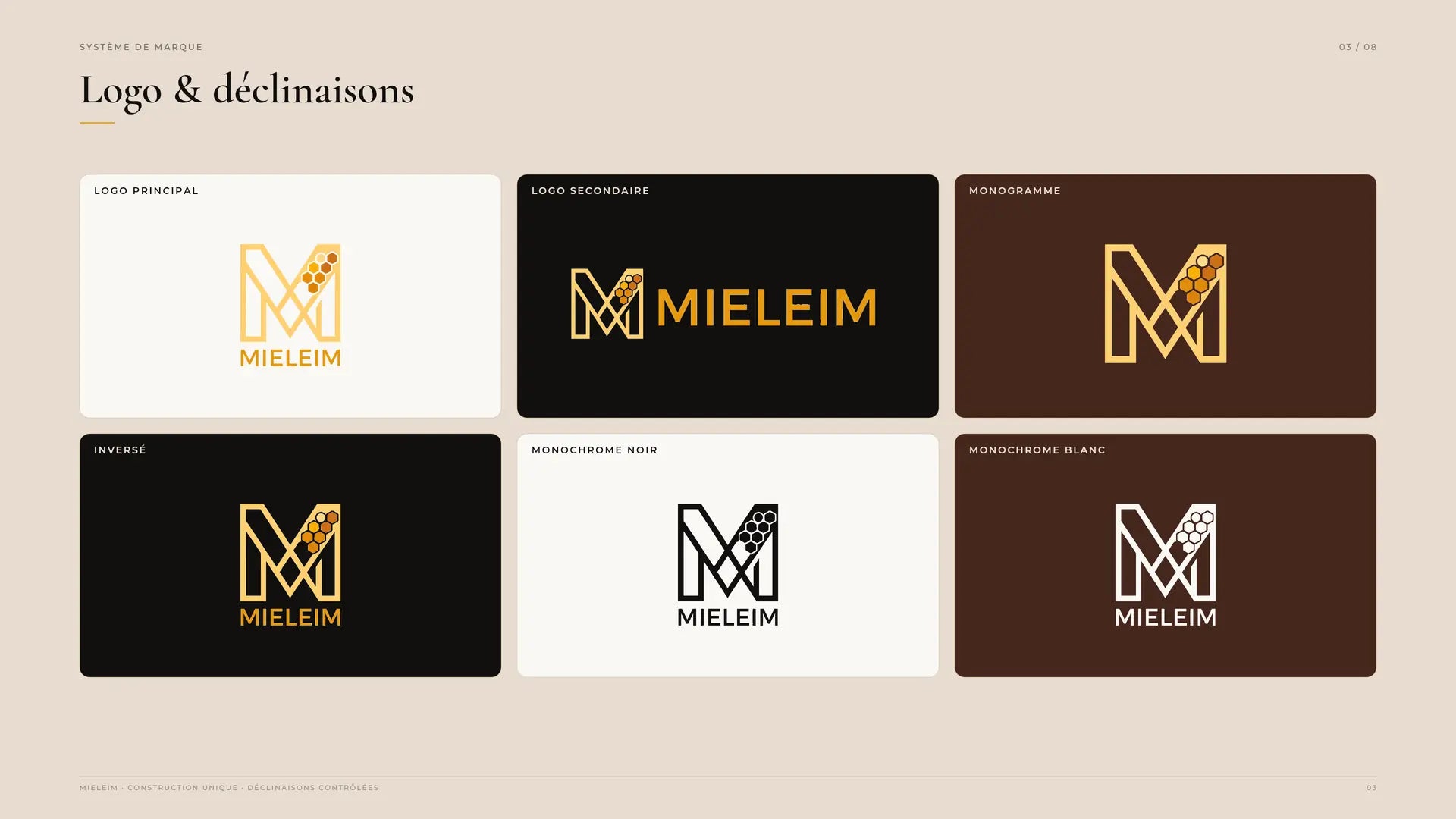 MIELEIM — logo et déclinaisons