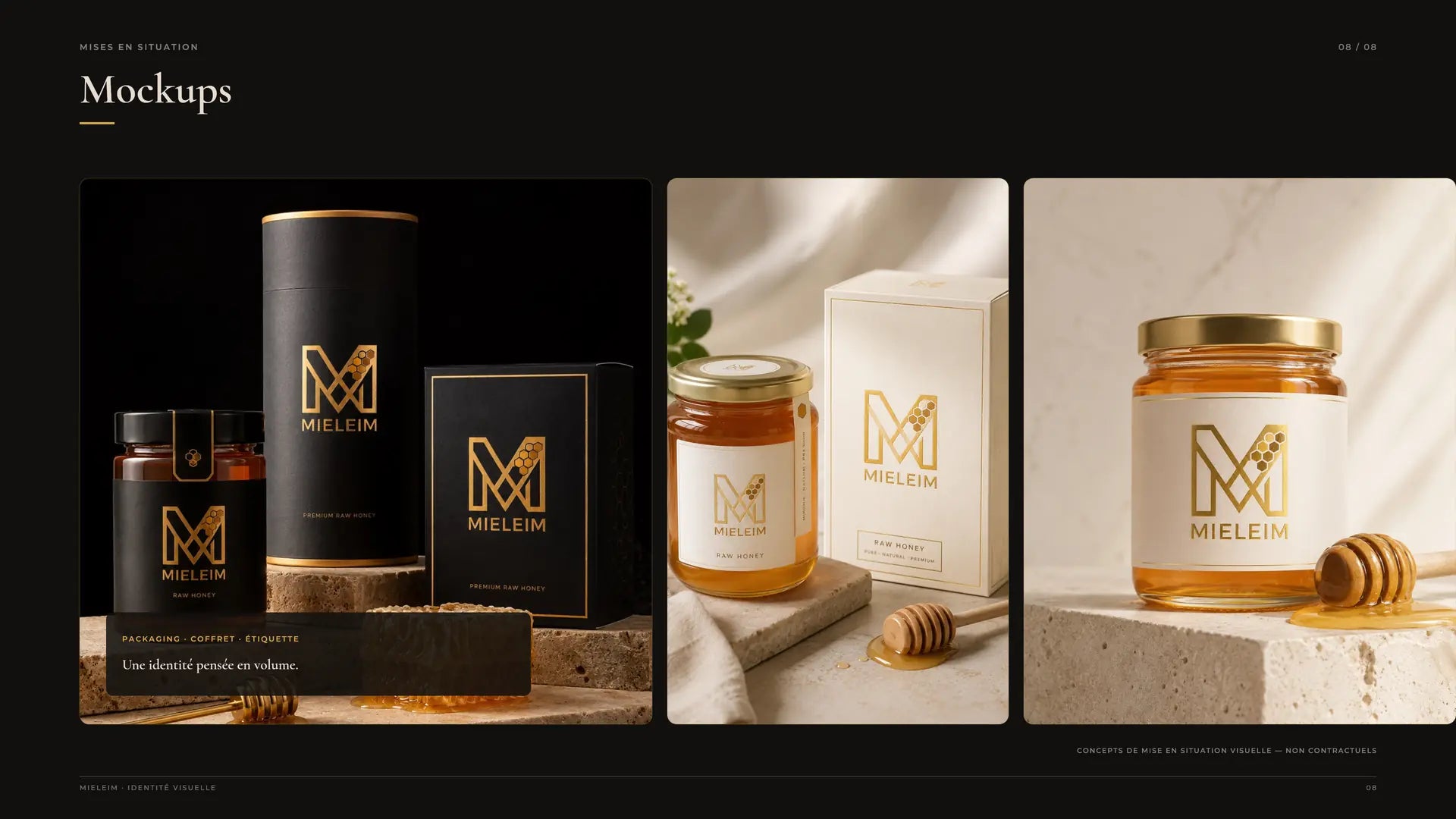 MIELEIM — applications et packaging