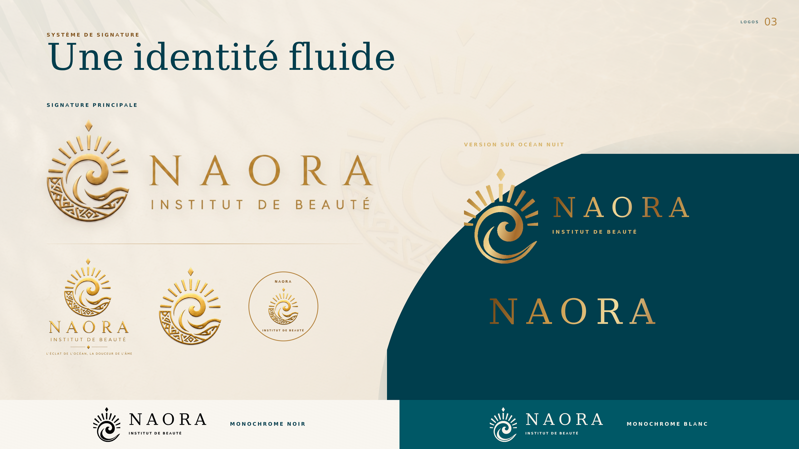 NAORA — système de logo
