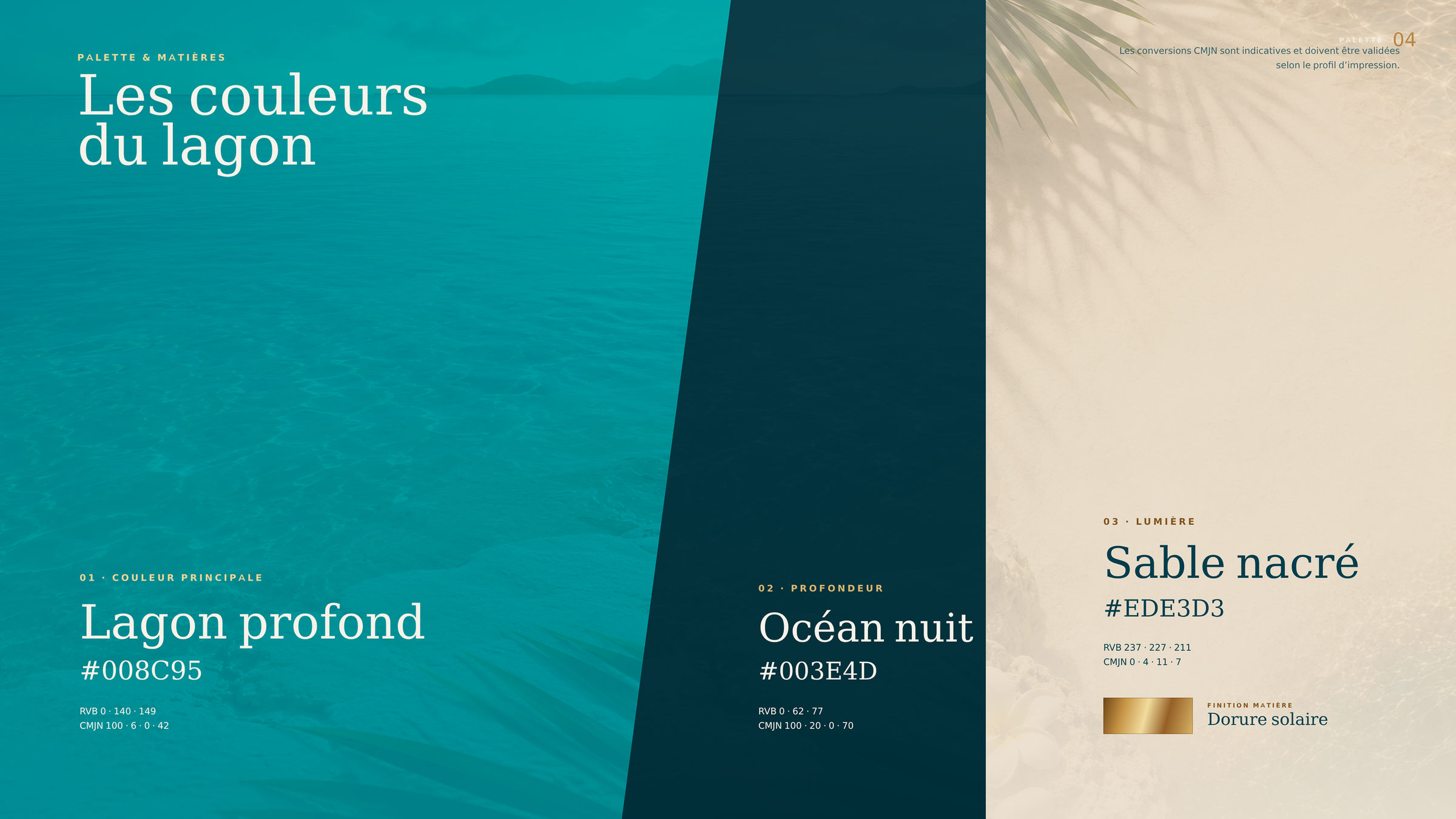 NAORA — palette de couleurs