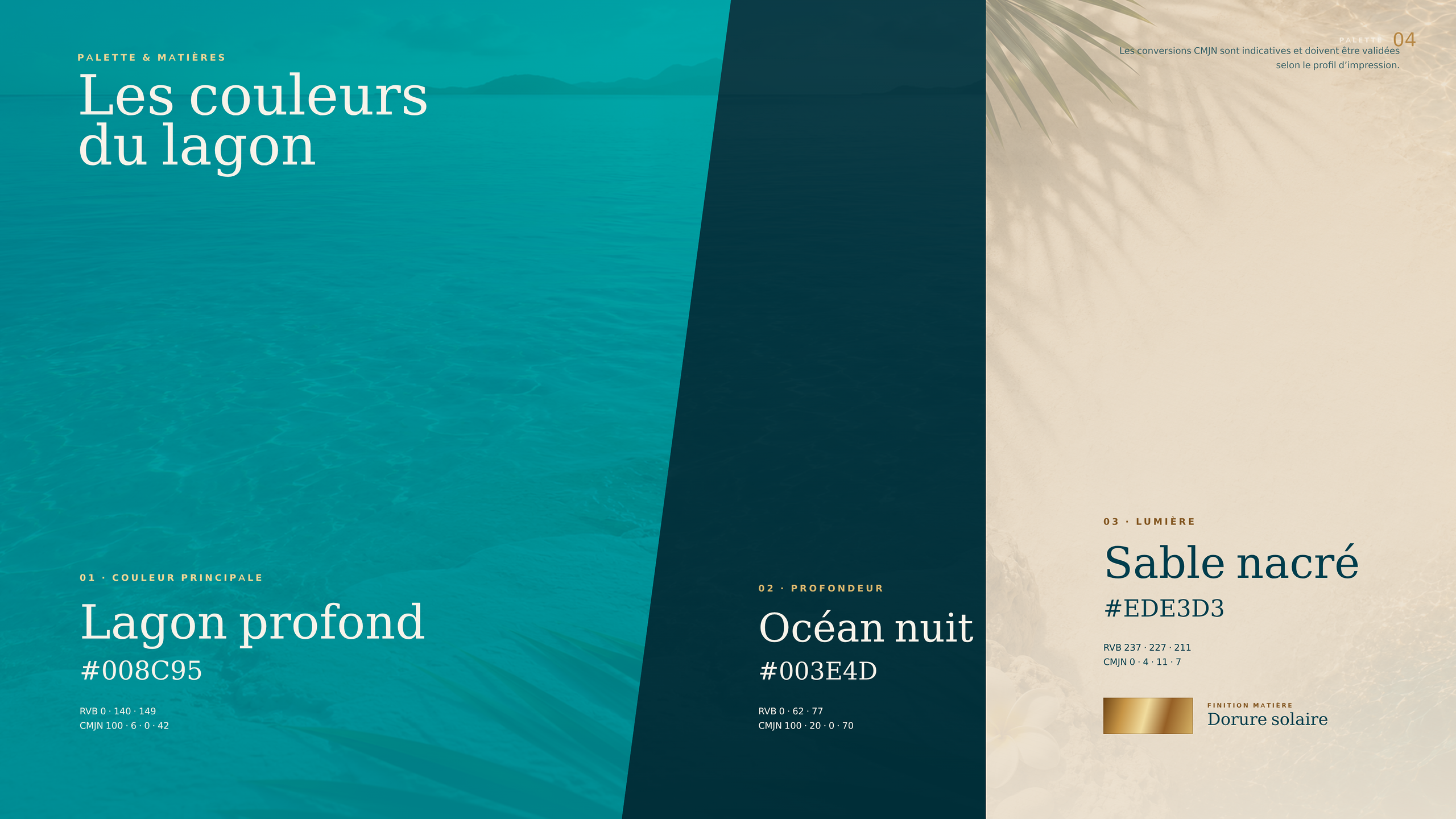 NAORA — palette de couleurs