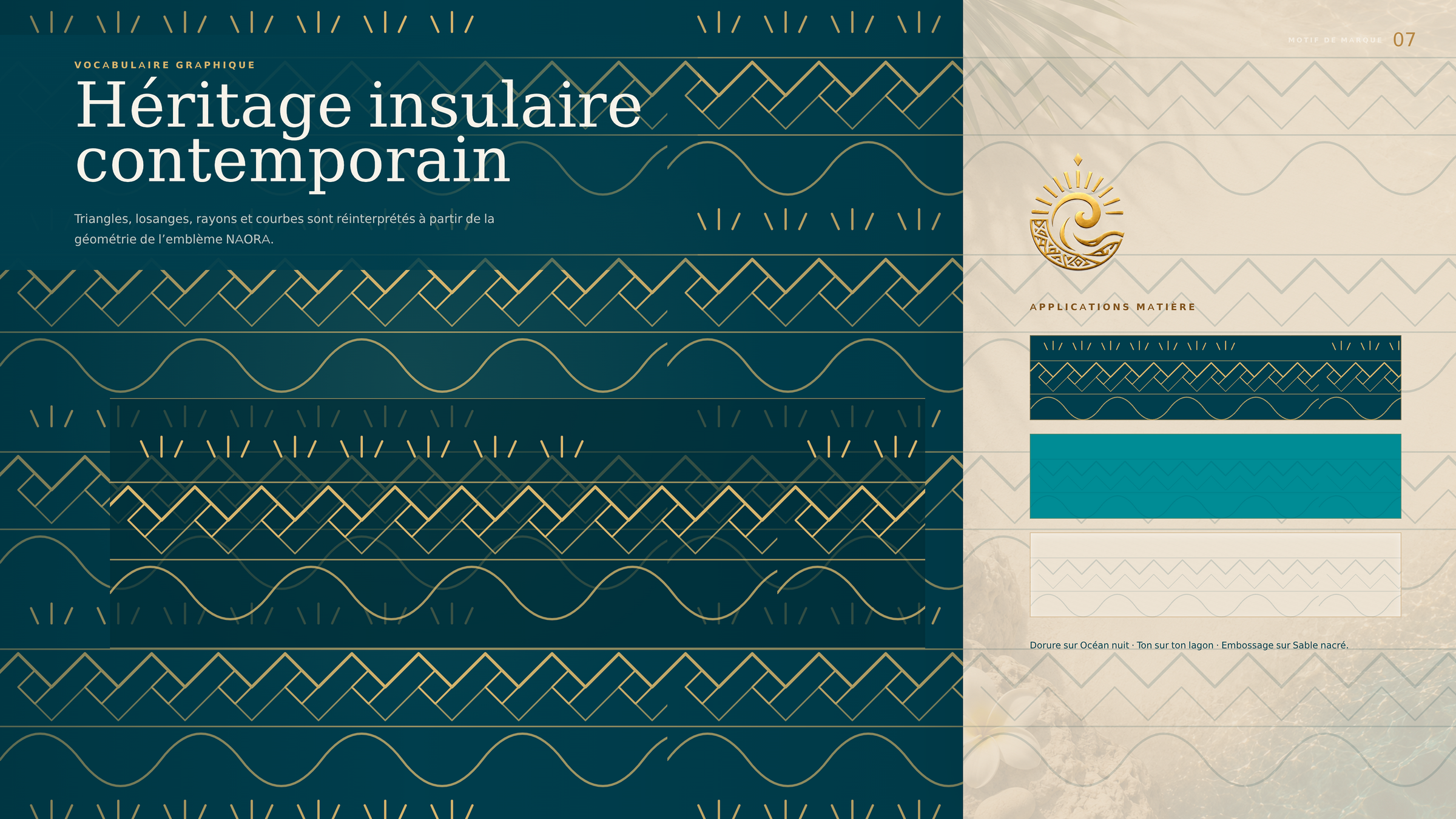 NAORA — motif graphique