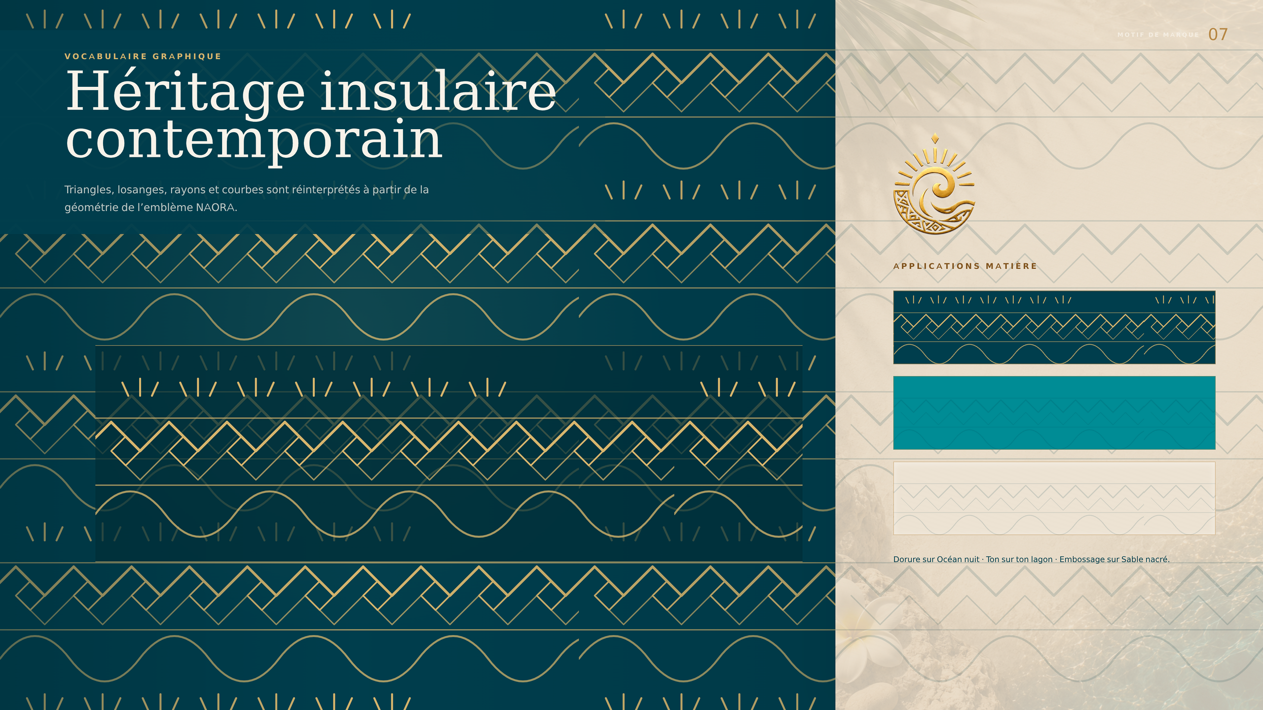 NAORA — motif graphique