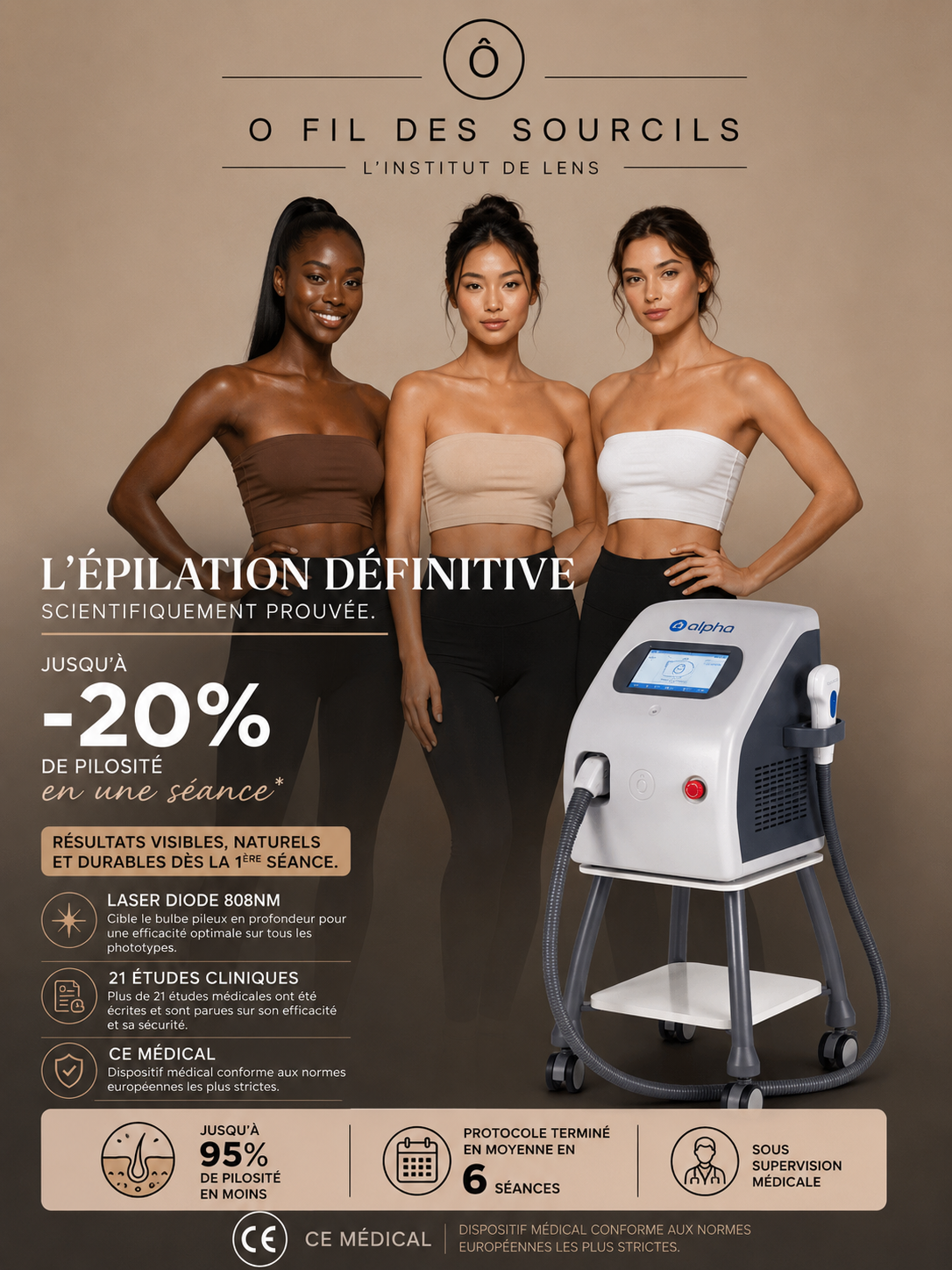 O Fil des Sourcils — communication épilation définitive