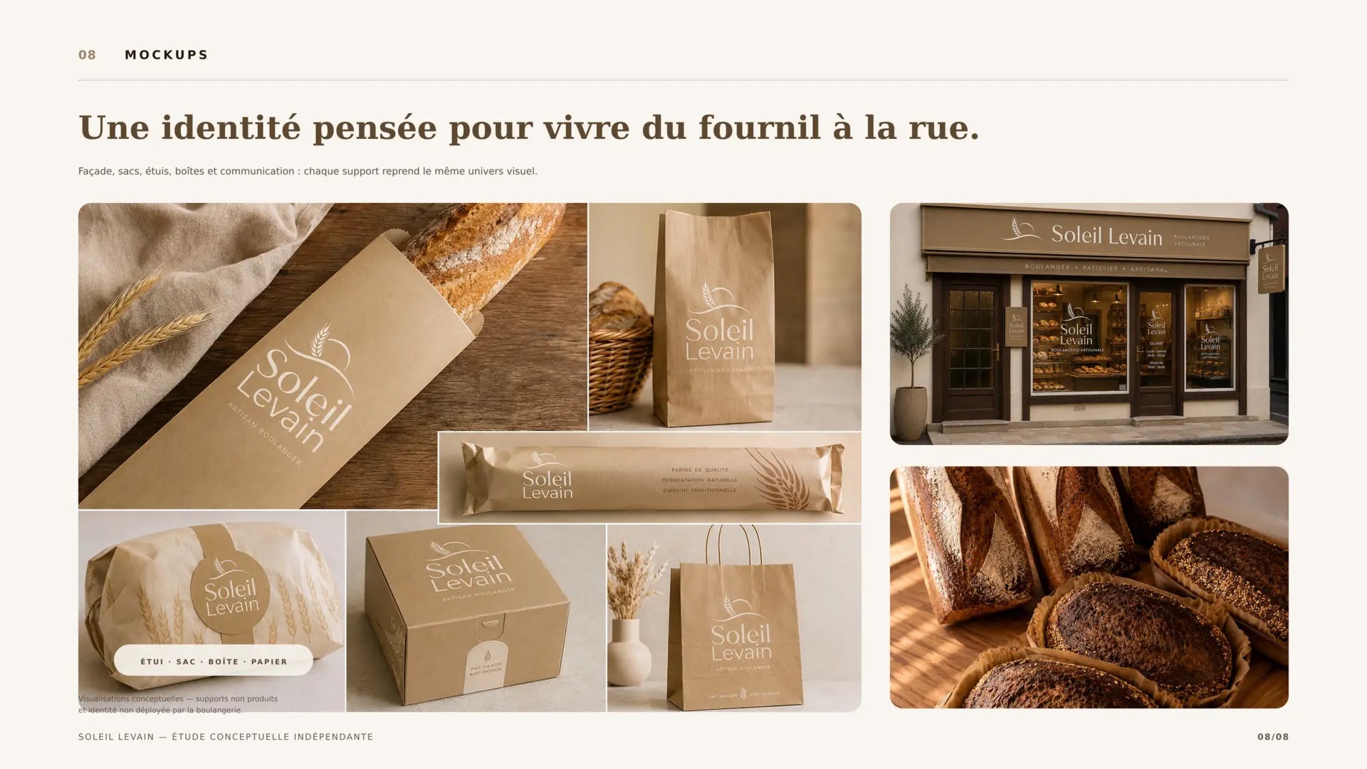 Soleil Levain — refonte de marque et univers retail